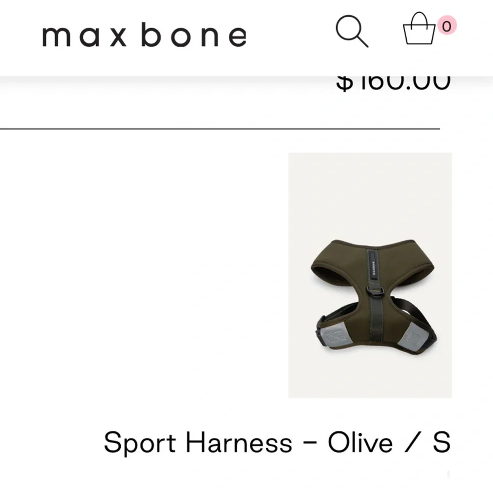 Maxbone Sport Harness (olive) Small